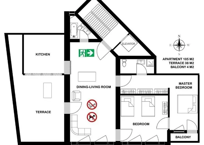 Apartamento 105m2 Penthouse Sea View